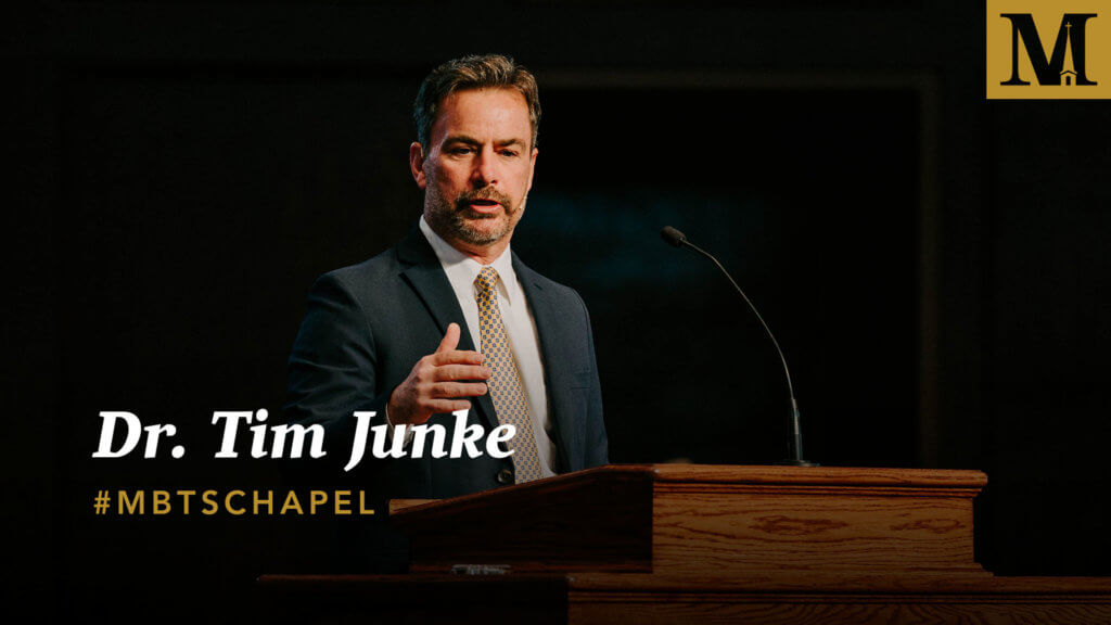 Chapel with Dr. Tim Junke