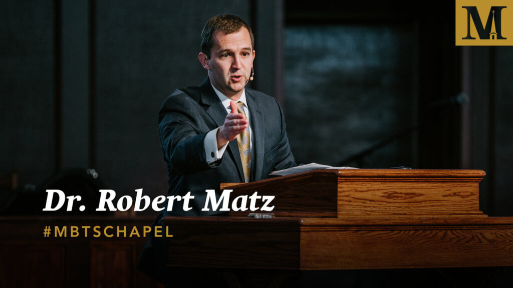 Chapel with Dr. Robert Matz