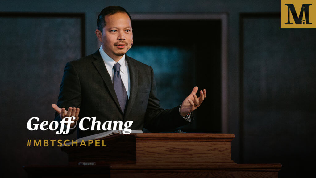 Chapel with Geoff Chang – October 6, 2020