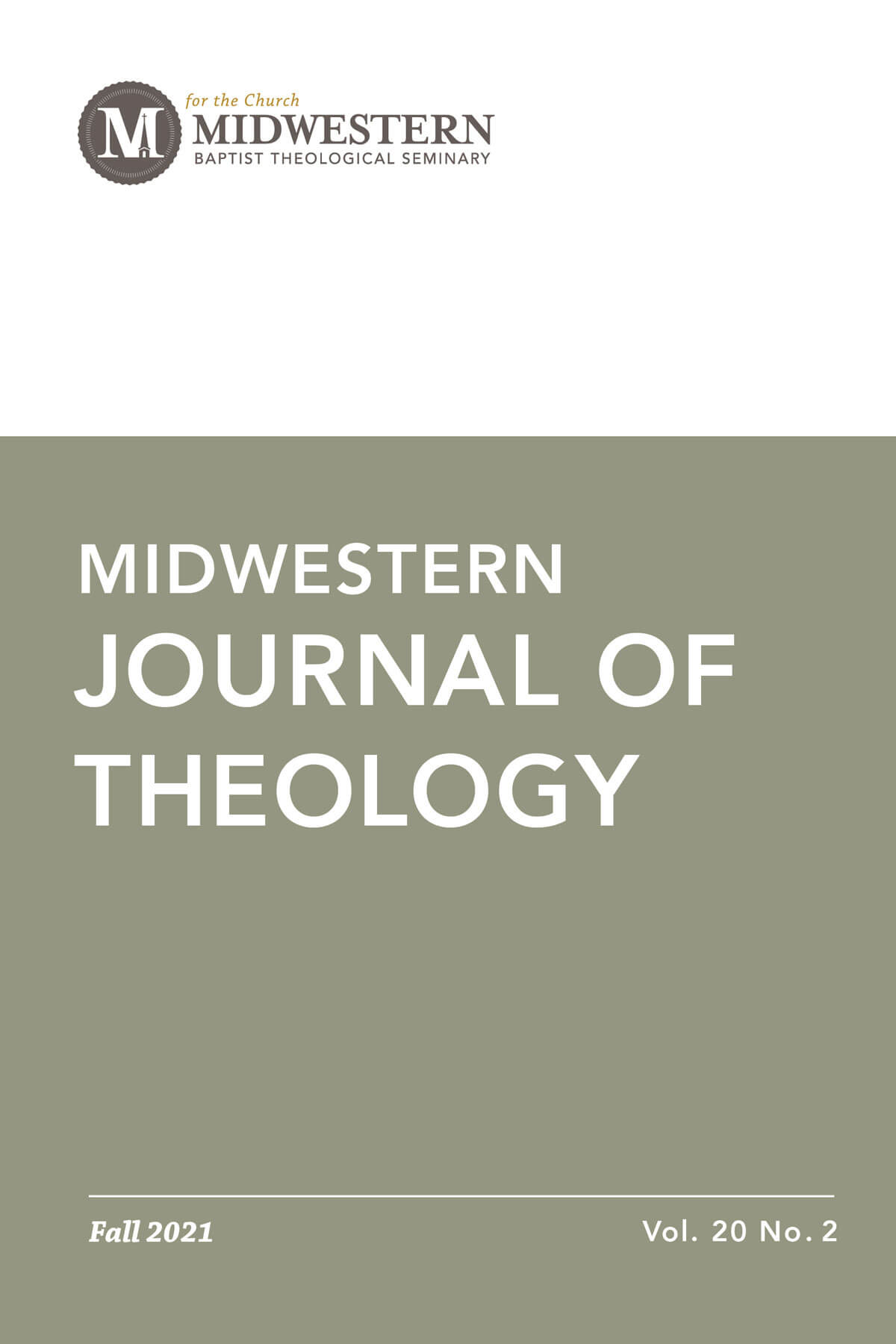 Fall 2021 Midwestern Journal of Theology