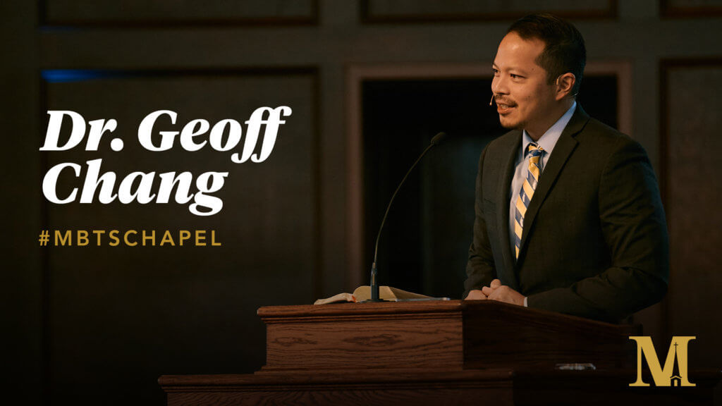 Chapel with Geoff Chang – November 8, 2022