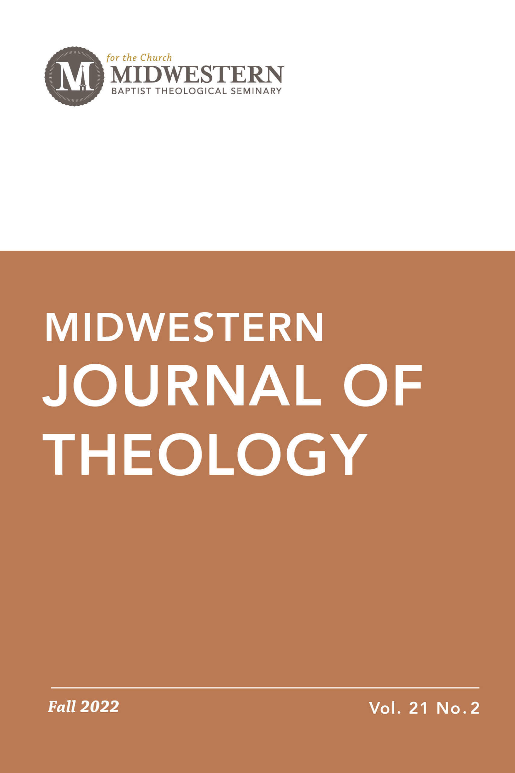 Fall 2022 Midwestern Journal of Theology