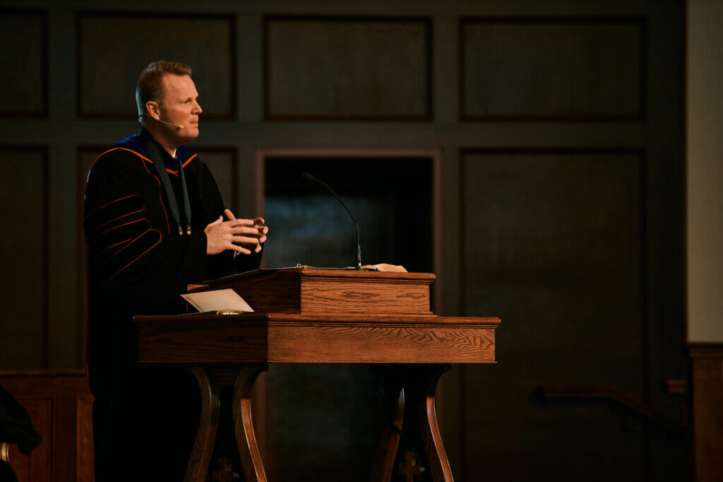 We Are a Gospel People: Allen Preaches in Convocation Address