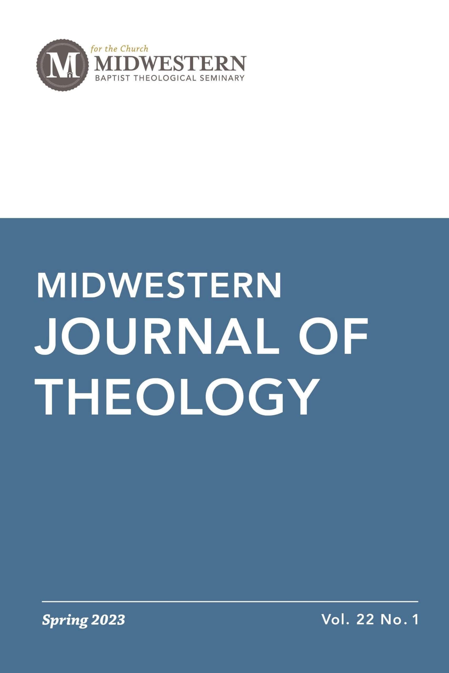 Fall 2022 Midwestern Journal of Theology