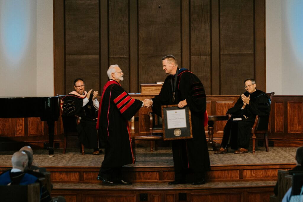 Allen Addresses Joy in Life and Ministry, Installs Donald S. Whitney in Endowed Chair During Midwestern Seminary Fall Convocation