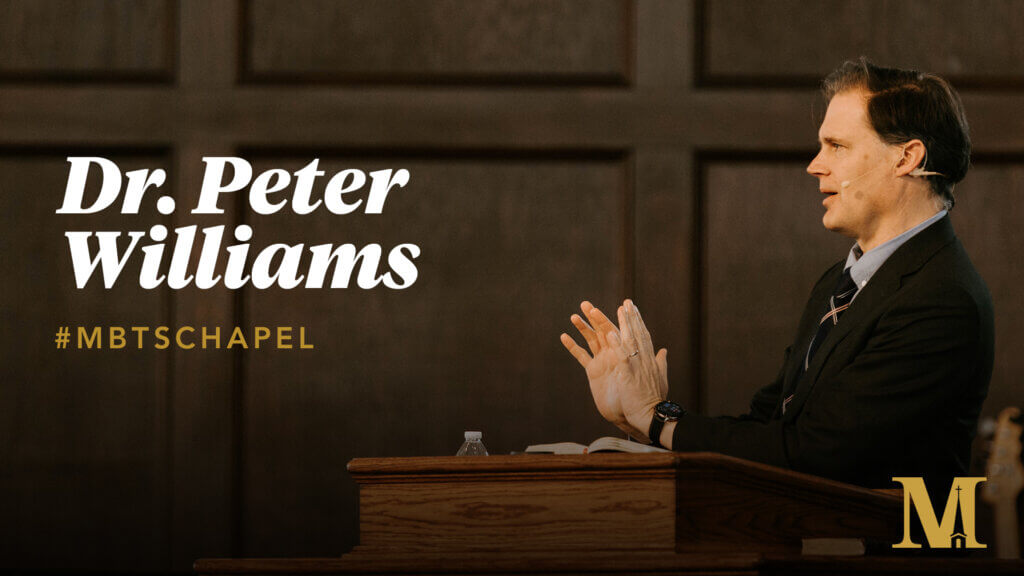Chapel with Dr Peter Williams – March 5, 2025