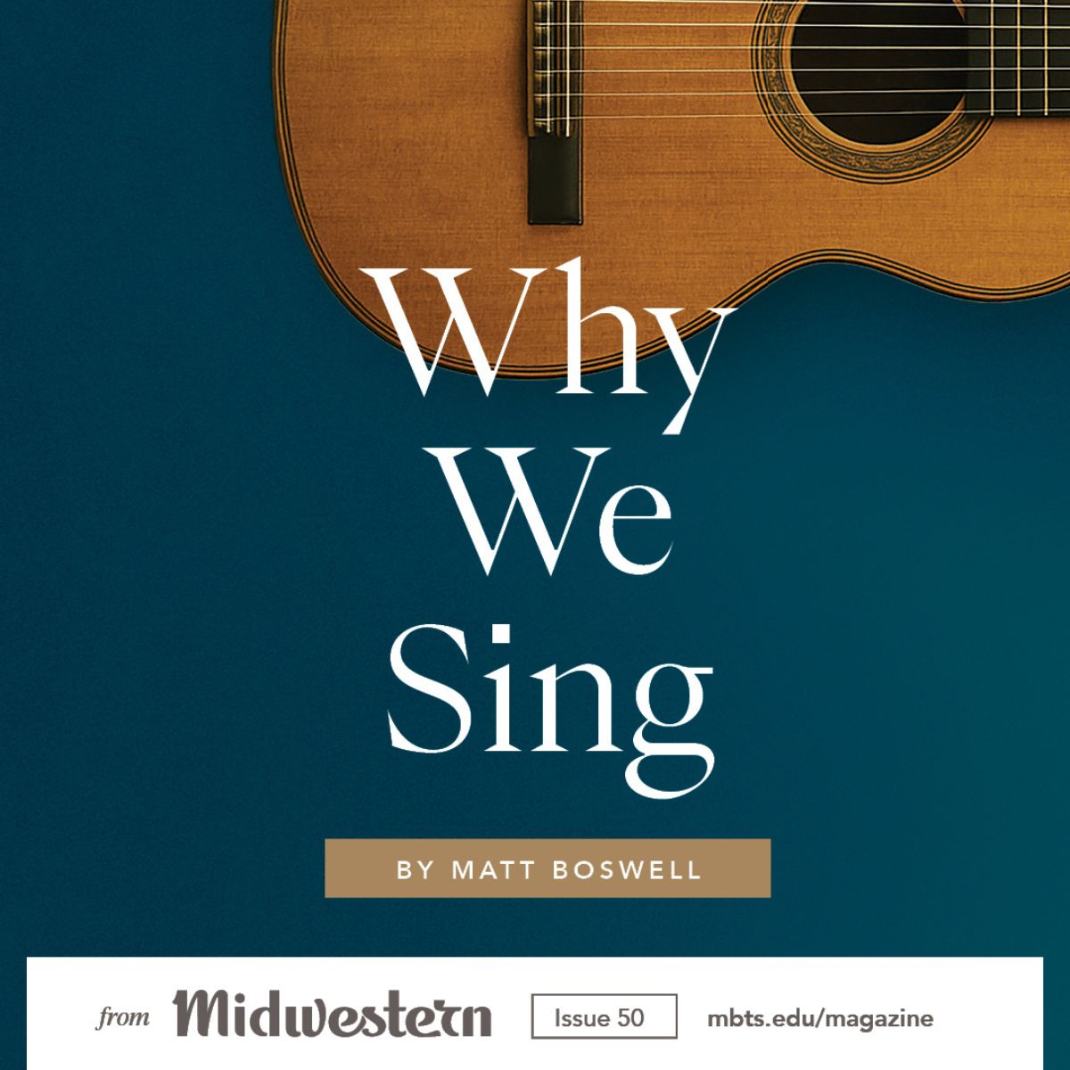 Why We Sing